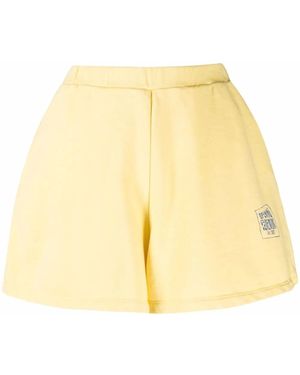 Opening Ceremony Logo-Print Elasticated Shorts - Yellow