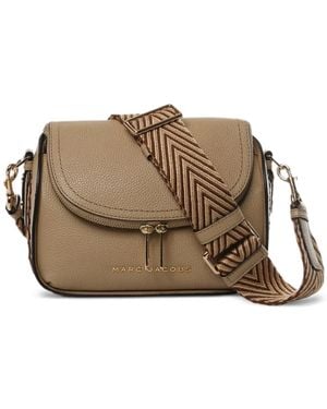 Marc Jacobs Zip Leather Cross Body Bag - Brown