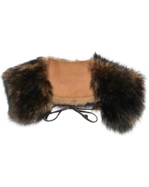 EMERSON RENALDI Liv Shearling Collar - Black