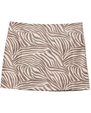 Mes Demoiselles Minigonna Zebrata - Neutro