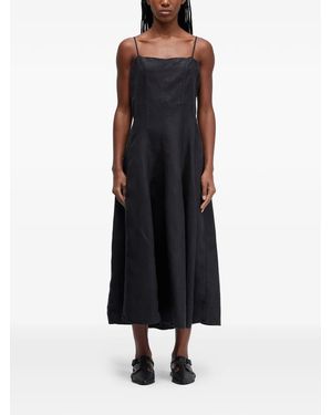 Osklen Midikleid Mit Ziernähten - Schwarz