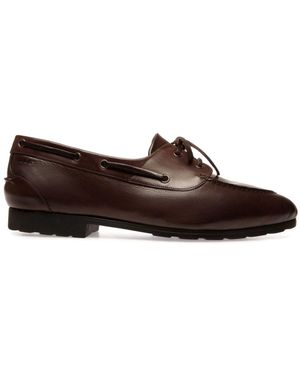 Bally Plume Boat Shoes - Brown