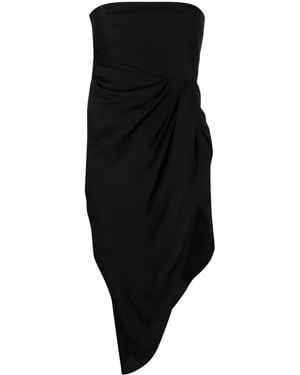 GAUGE81 Lica Gathered-Detail Dress - Black