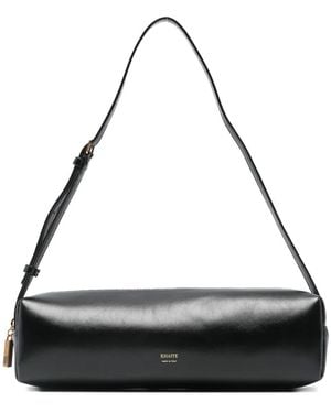 KHAITE Kye Cylindrical Shoulder Bag - Black