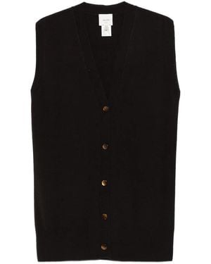 Alysi Gilet Con Bottoni - Nero