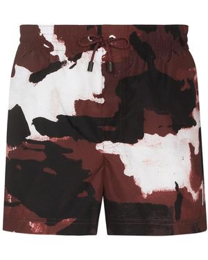 Dolce & Gabbana Camouflage-Print Swimming Shorts - Multicolour