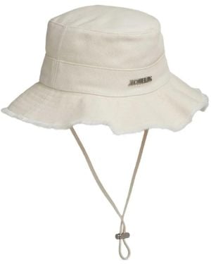 Jacquemus Bob Le Bob Artichaut À Bord Éffiloché - White