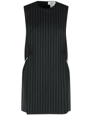 Sportmax 'Domini' Virgin Wool Blend Dress - Black