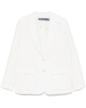 Polo Ralph Lauren Linen Blazer - White