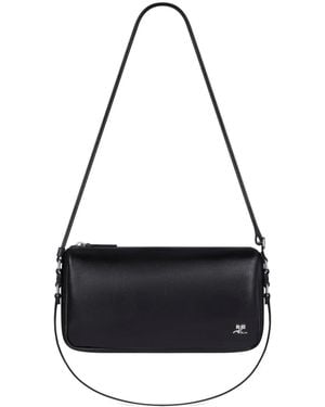 Courreges Borsa A Tracolla Piccola Three Sixty - Nero