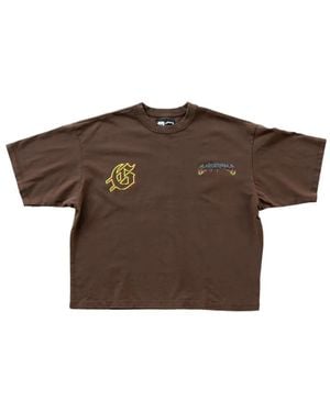 Godspeed Biker Nation Graphic-Print T-Shirt - Marrone