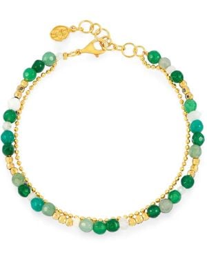 Dower & Hall Gemstone Bracelet - Green