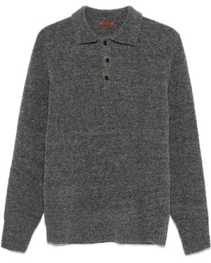 Barena Polo Con Bottoni - Grigio