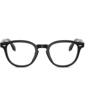 Oliver Peoples Occhiali N.09 Tondi - Nero