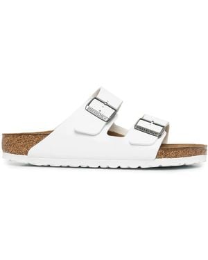 Birkenstock Arizona レザーサンダル - ホワイト