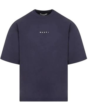 Marni Cotton T-Shirt - Blue