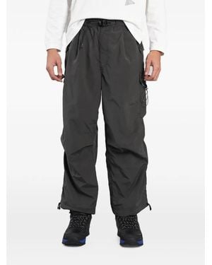 and wander Cargo A Gamba Ampia - Nero
