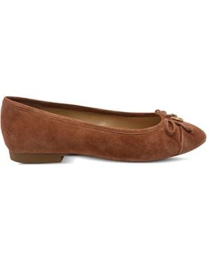 MICHAEL Michael Kors Piper Bow-Detail Ballet Flats - Brown