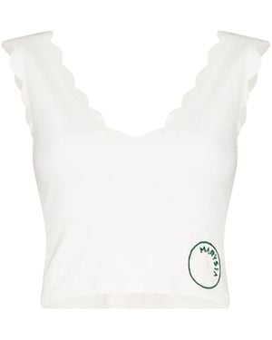 Marysia Swim Débardeur Venus Festonné - Blanc