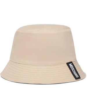 Moschino Cotton Bucket Hat - Natural