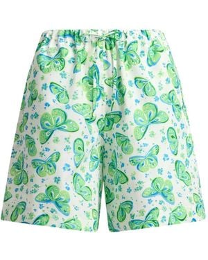 Polo Ralph Lauren Butterfly-Print Shorts - Green