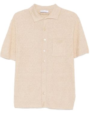 Daniele Fiesoli Buttoned Pocket Linen Jacket - White