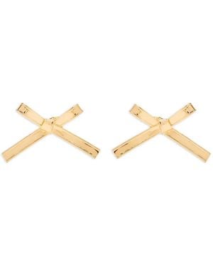Marc Jacobs Bow-Shape Earrings - Metallic