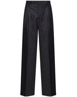 Briglia 1949 Wide-Leg Tailored Trousers - Black
