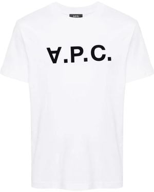 A.P.C. T-Shirts And Polos - White
