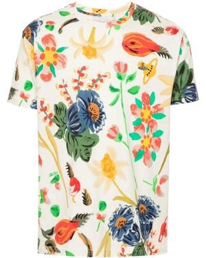 Vivienne Westwood Folkloreプリント Tシャツ - マルチカラー