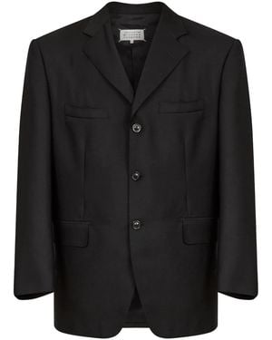 Maison Margiela 4ステッチ ジャケット - ブラック