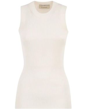 Sportmax Tione Ribbed Top - White