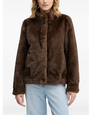 Guess Buttoned Jacket - Brown