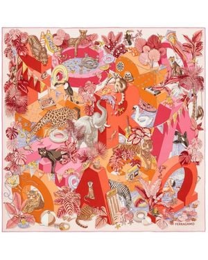 Ferragamo Foulard - Rosso
