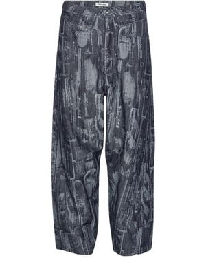 Henrik Vibskov Printed Jeans - Blue