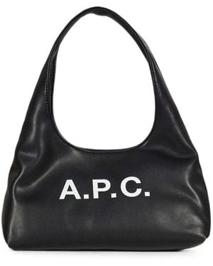 A.P.C. Baby Ninon Shoulder Bag - Black
