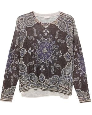 Liu Jo Pullover mit Paisleymuster - Grau