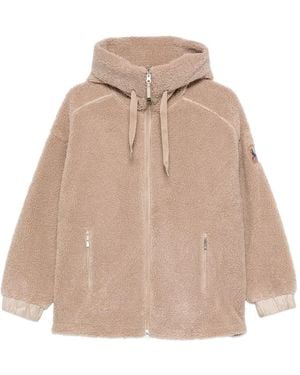 Parajumpers Fleece Zip-Up Hoodie - Natural