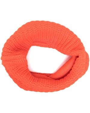 DSquared² Logo-Patch Detail Collar Scarf - Pink