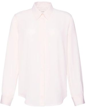 Calvin Klein Satin Shirt - White