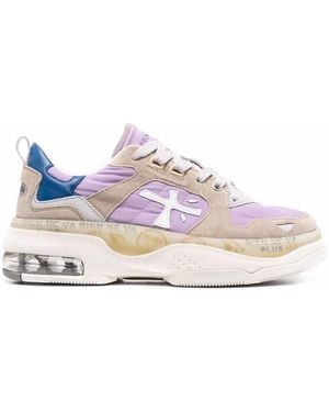 Premiata Draked Lace-Up Sneakers - Purple