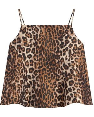 Givenchy Sliced Top - Brown
