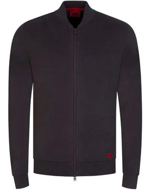 HUGO Zip-Up Jumper - Blue