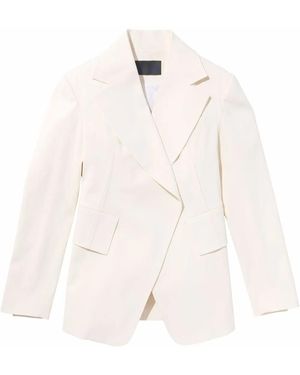 Proenza Schouler Midweight Linen Blazer - Natural