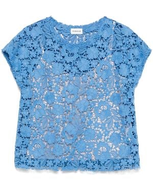 P.A.R.O.S.H. Lace Blouse - Blue