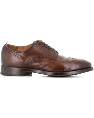 Officine Creative Leather Wingtip Brogues - Brown