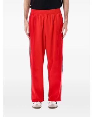adidas Logo-Detail Trousers - Red
