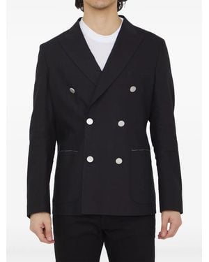 Tonello Blazer Doppiopetto - Nero
