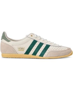 adidas Japan Suede-Panelled Trainers - Green