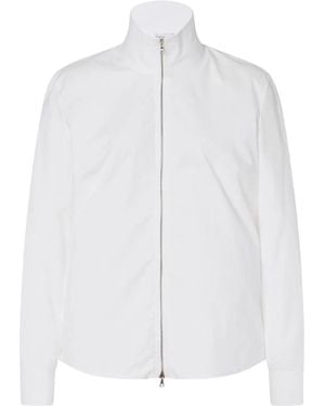 Rosetta Getty Sweatshirtjacke Mit Stehkragen - Weiß